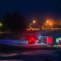 Краски января.Вечер. :: Оксана ДоброВольская