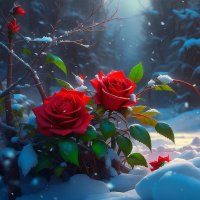 Зимние розы. :: Наталья ***