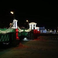 Подсветка Дворцового моста :: Ольга 