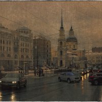 My magic Petersburg_02843_Мост Белинского с видом на Симеоновскую церковь :: Станислав Лебединский