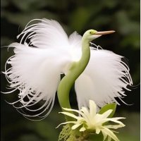 Орхидеи «Белый журавль» - 2 :: Валерий Кокорев