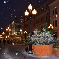 Новогодняя Москва. Путешествие в Рождество 2026 на Старом Арбате. :: Наташа ***** Новогодняя Москва. Путешествие в Рождество 2026 на Старом Арбате. :: Наташа *****