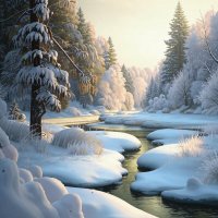 Зимний пейзаж :: Наталья ***