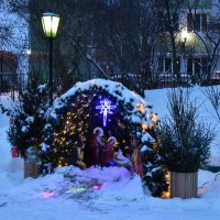 Новогодняя Москва. Рождественский вертеп. :: Наташа *****