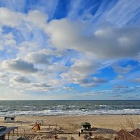 Пляж с голубым флагом. Балтика. Янтарный. :: Михаил Свиденцов