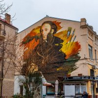 на стене дома :: Дмитрий Лупандин на стене дома :: Дмитрий Лупандин