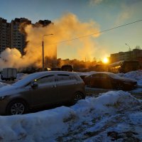 И в Москве бывает морозно :: Андрей Лукьянов И в Москве бывает морозно :: Андрей Лукьянов