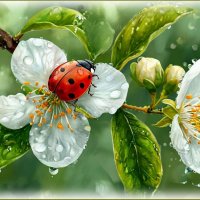 Божья коровка ... :: Валентина Надсон