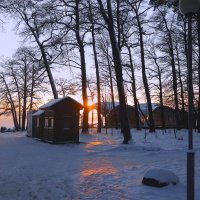 Провожая зимний закат... :: Sergey Gordoff