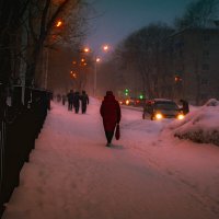 Январские сумерки :: Людмила Фил