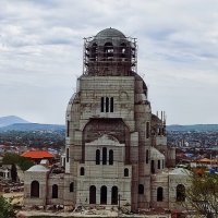 Строящийся храм в женском Свято Георгиевском монастыре :: Мариша 