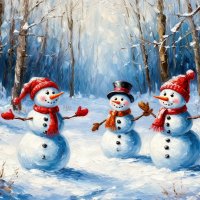 Весёлые снеговики :: Freddy 97