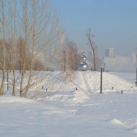 Мой белый город, ты цветок из снега :: Татьяна Лютаева