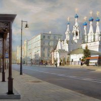 Москва. Храм Рождества Богородицы в Путинках. :: В и т а л и й .... Л а б з о'в Москва. Храм Рождества Богородицы в Путинках. :: В и т а л и й .... Л а б з о'в