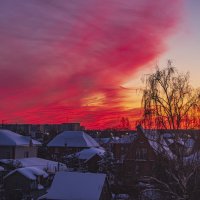 Огненное небо. :: Петр Беляков