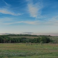Вечер на околице. :: Сергей Анатольевич Панфилов