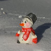 Мои поделки из ваты. Снеговик. :: Наташа *****