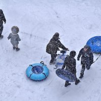 Снегопад - не помеха! :: Валентина  Нефёдова 