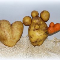 Сердечный привет от картошечки. :: nadyasilyuk Вознюк