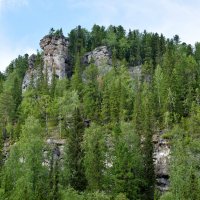 Скалы у реки. :: ВикТор Быстров