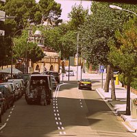 По Барселоне на автобусе. :: Владимир Драгунский