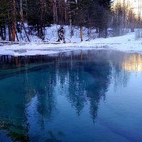 Гейзерное озеро в Горном Алтае :: Татьяна Лютаева