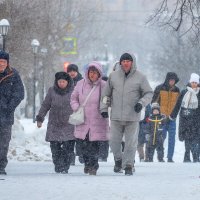 Опять снегопад. :: Анатолий. Chesnavik.