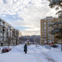 Зима в маленьком городе :: Сергей Цветков