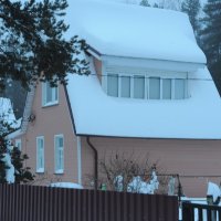 Розовый домик... :: Михаил Елочкин