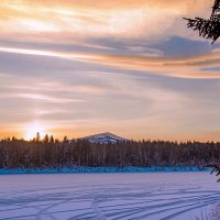 Закат разгорается. :: юрий Амосов Закат разгорается. :: юрий Амосов