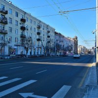 Ростов-на-Дону. Улица Большая Садовая февральским утром. :: Пётр Чернега Ростов-на-Дону. Улица Большая Садовая февральским утром. :: Пётр Чернега