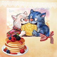 "Пора думать о блинах! " :: Alisia La DEMA