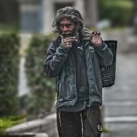 Brutal Homeless Man :: Shmual & Vika Retro
