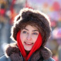 Масленица н Тверском бульваре 18 февраля :: Михаил Бибичков Масленица н Тверском бульваре 18 февраля :: Михаил Бибичков