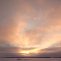 Февральский вечер в Лосево. :: Ольга 