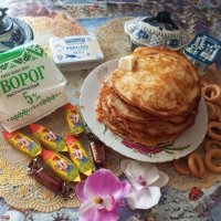 С ШИРОКОЙ МАСЛЕНИЦЕЙ! СЧАСТЬЯ, ЗДОРОВЬЯ, ДОСТАТКА В ДОМ! :: Елена Семигина