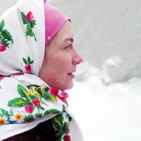 Снежинки на ресницы падали :: Ирина Баскакова