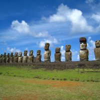 Статуи моаи на острове Пасхи. :: unix (Илья Утропов)