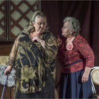 Актрисы Нина Алексеевна Малюк и Надежда Ивановна Караченцева. :: Александр Максимов