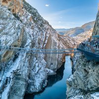 Комплекс «Нохъо» в Сулакском каньоне. Дагестан. :: Дина Евсеева