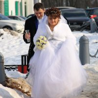 СВАДЬБА В ЗИМНЕМ ПАРКЕ :: Валентина 