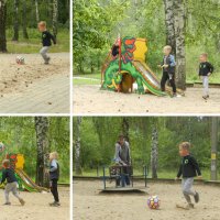 футбол в песочнице :: Лера 