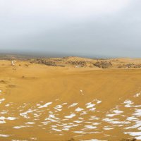 Зима в пустыне Сарыкум. Дагестан. :: Дина Евсеева