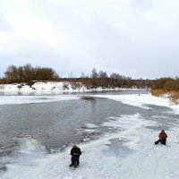 Опасная рыбалка. :: Милешкин Владимир Алексеевич 