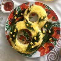 Салат "Восьмерка" :: Галина Нестратова