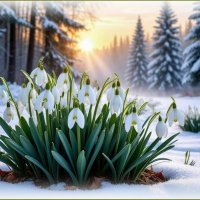 И расцвёл подснежник ... :: Валентина Надсон