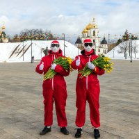 Женщин Дмитрова поздравляет группа "ЧП Дмитров" :: Анатолий. Chesnavik. Женщин Дмитрова поздравляет группа "ЧП Дмитров" :: Анатолий. Chesnavik.