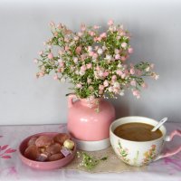 Натюрморт с гипсофилой. :: nadyasilyuk Вознюк