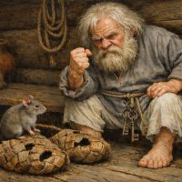 "Домовой и мышь" :: Денис Бочкарёв