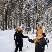 Лыжницы :: Андрей Хлопонин Лыжницы :: Андрей Хлопонин